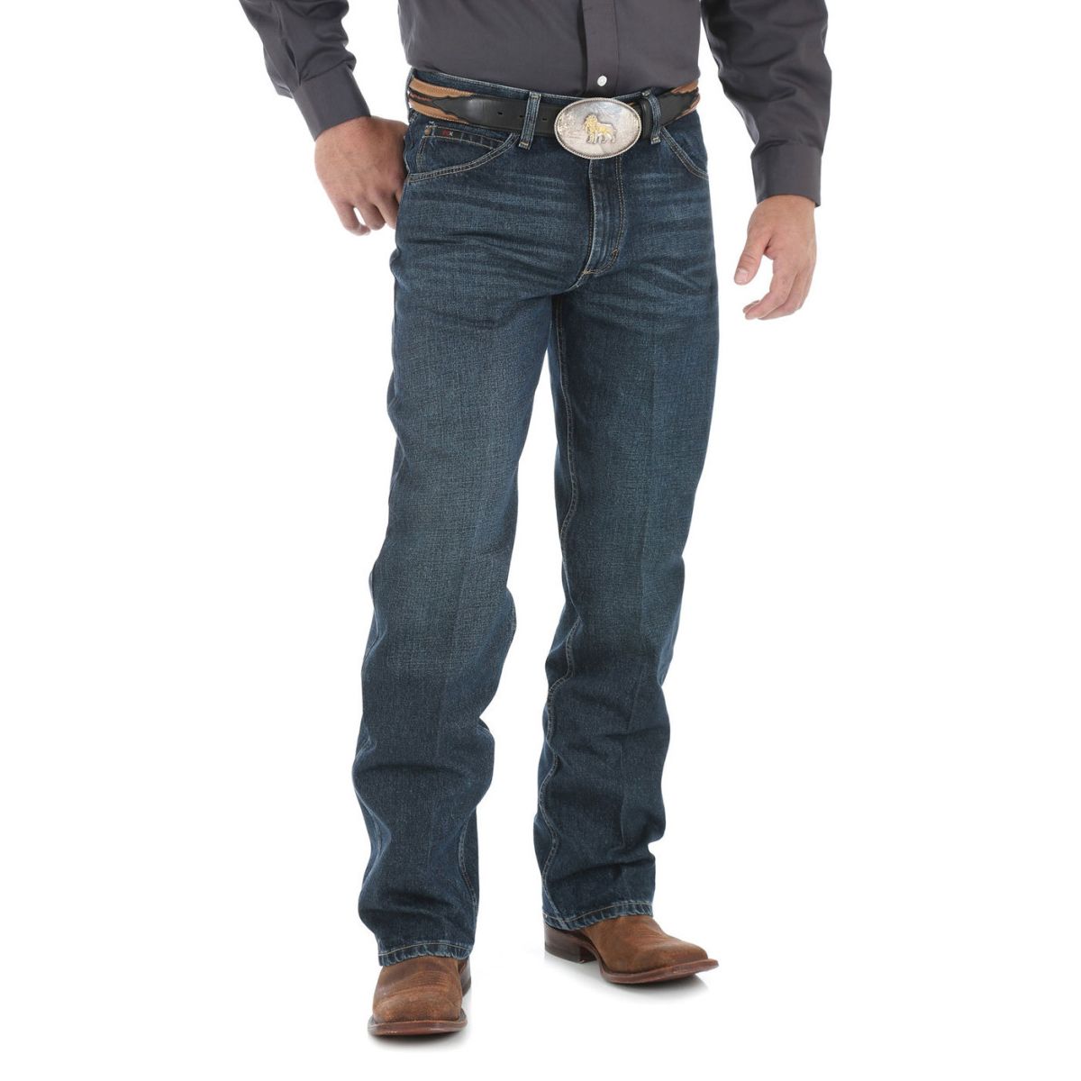 Wrangler 20X Competition Relaxed Fit Jeans – Deep Blue Western Denim - Billy Goats Country Outfitters