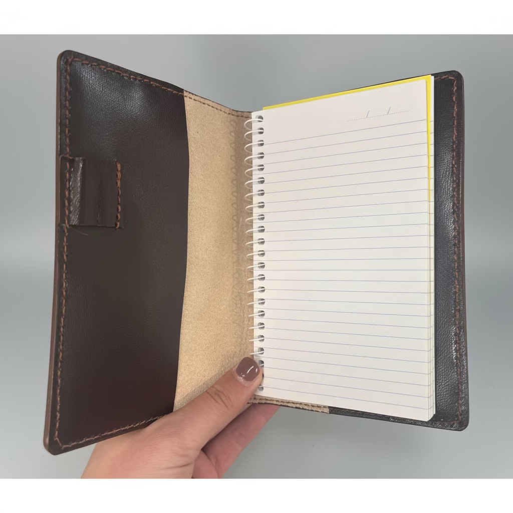 Riverstone Leather Creations Handcrafted Pocket Journal