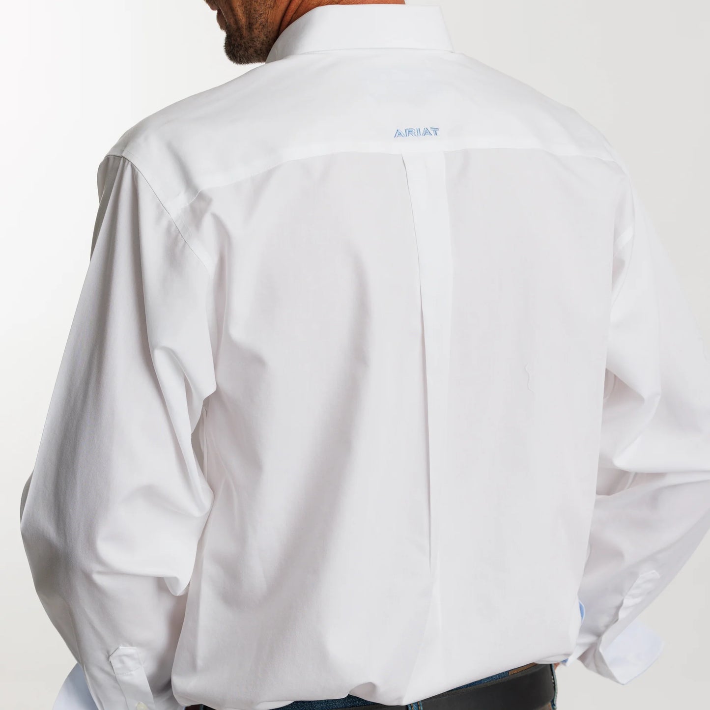 Ariat Men's Wrinkle Free Solid Shirt White