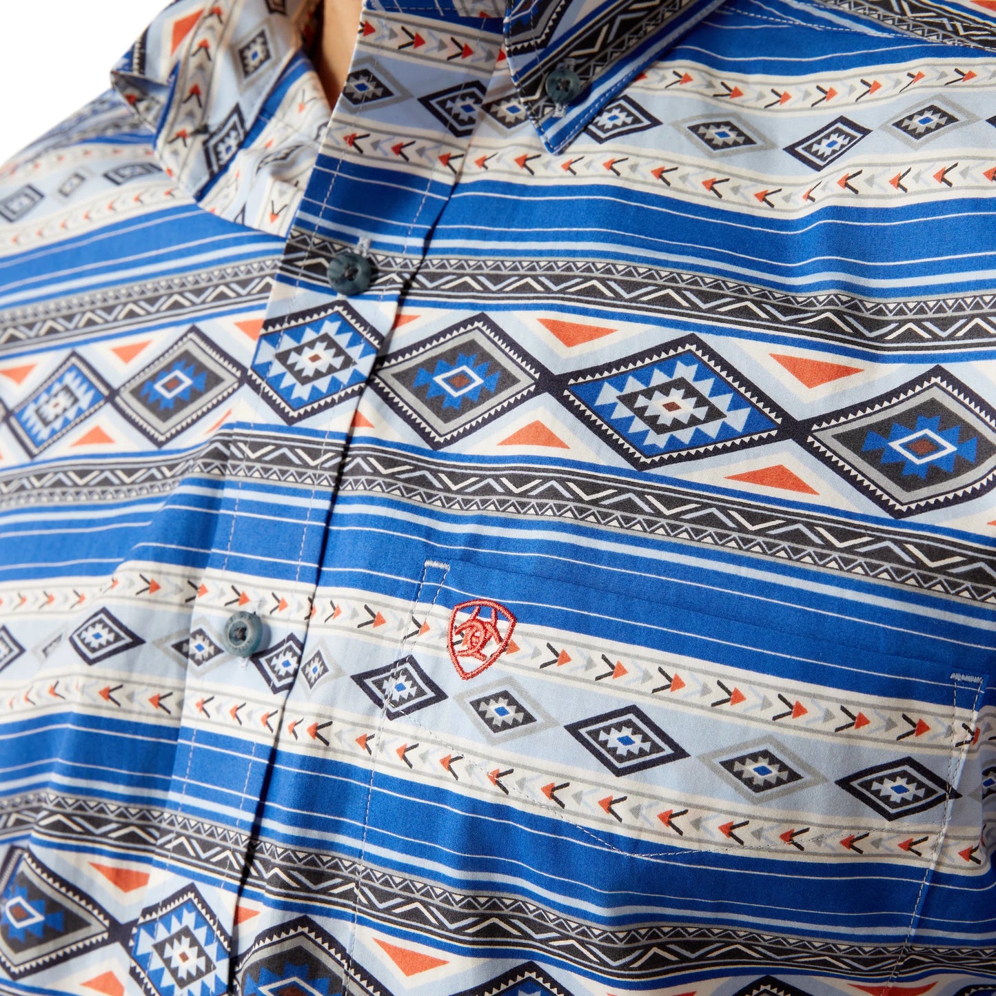 Ariat Men's Ryder Classic Fit Shirt Royal Blue