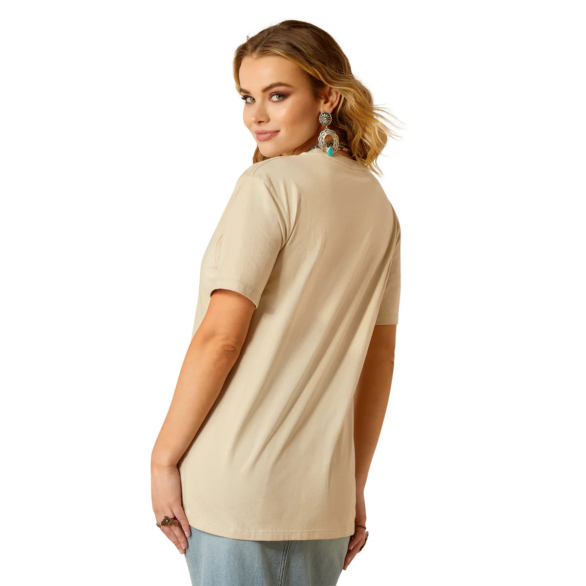 Ariat Women's Desert Bronc T-Shirt Natural