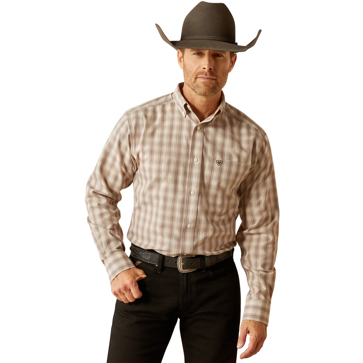 Ariat Men's Wrinkle Free Flemming Fitted Shirt