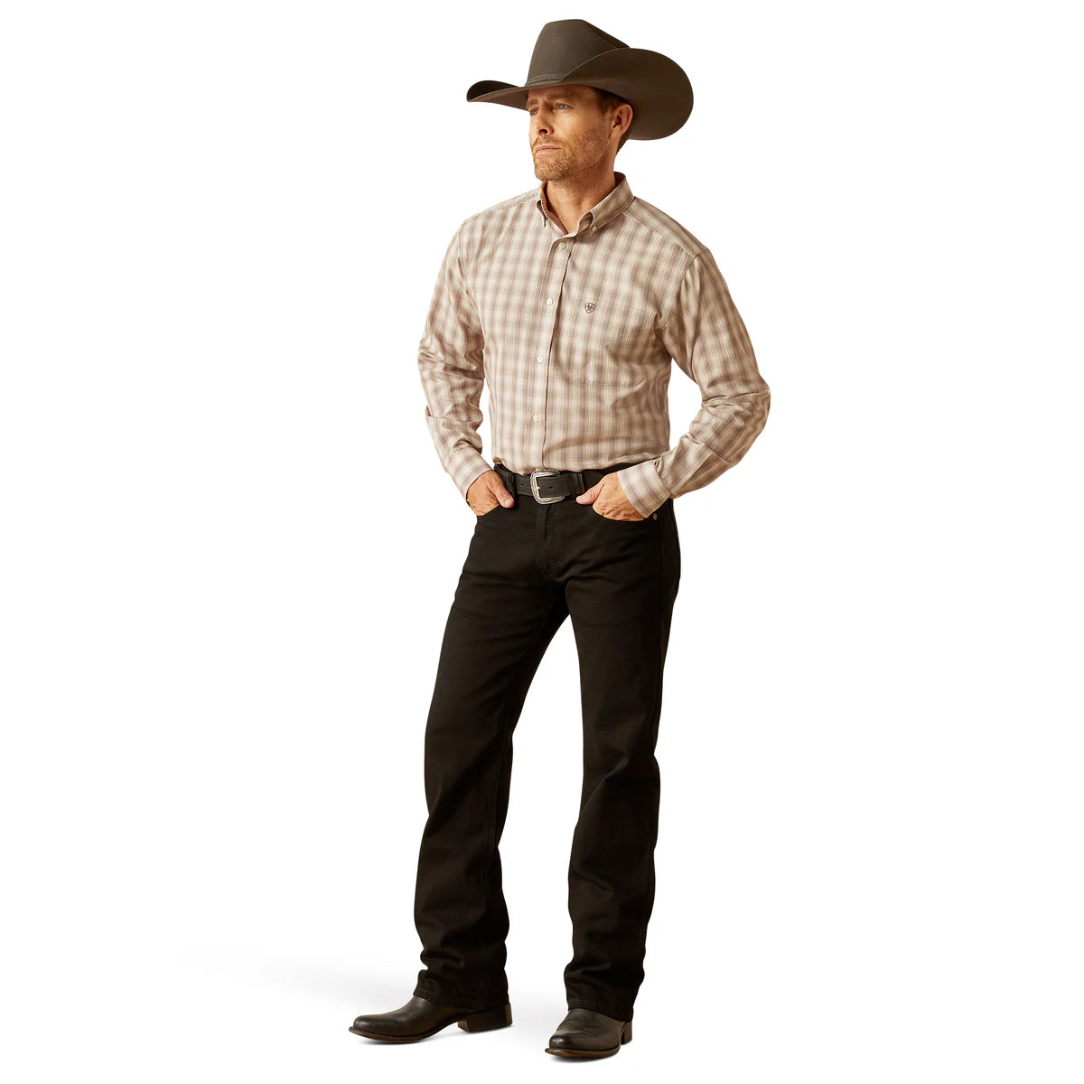 Ariat Men's Wrinkle Free Flemming Fitted Shirt