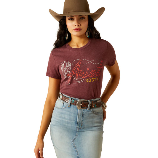 Womens Ariat Ladies Modern Neon T-Shirt