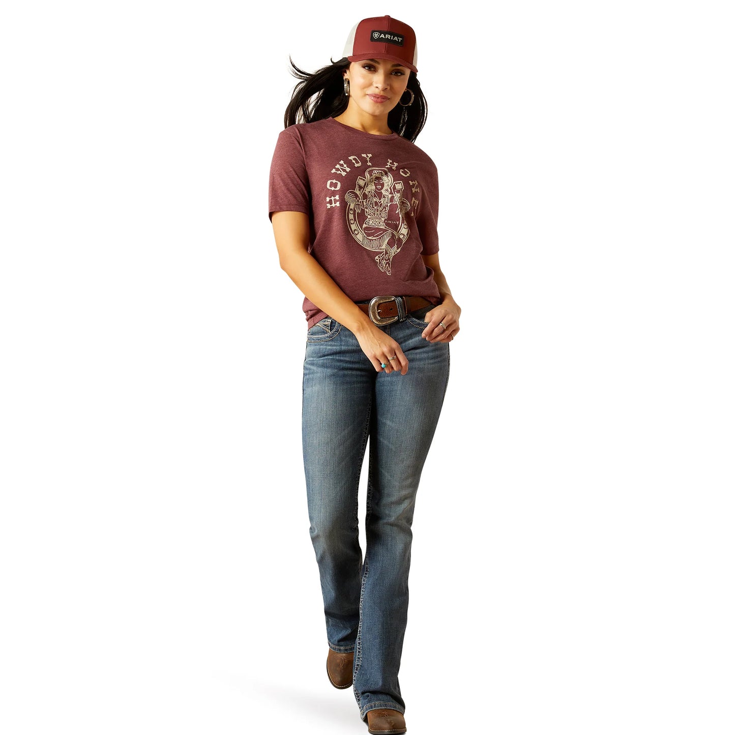 Womens Ariat Ladies T-Shirt Rodeo Sweetie