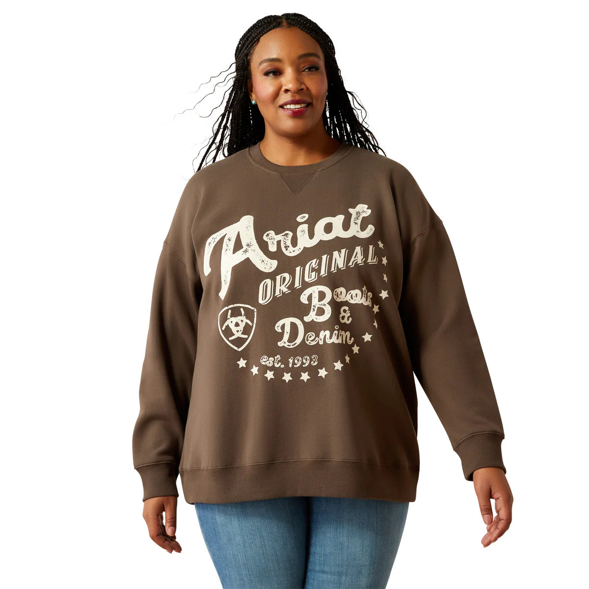 Ariat Women's Oversized Crew Sweatshirt