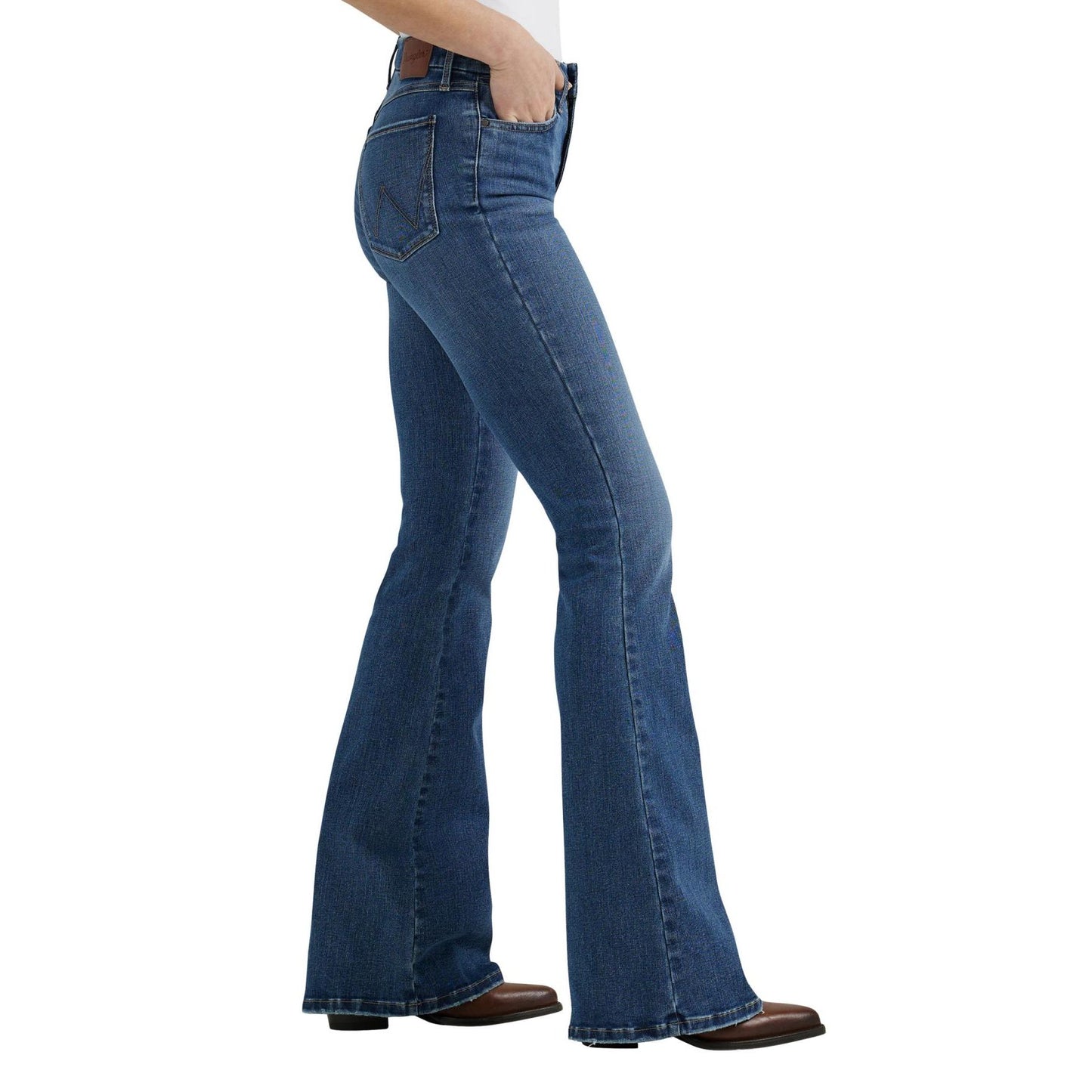 Wrangler Women’s High Rise Flare Jeans – Bespoke Western Denim