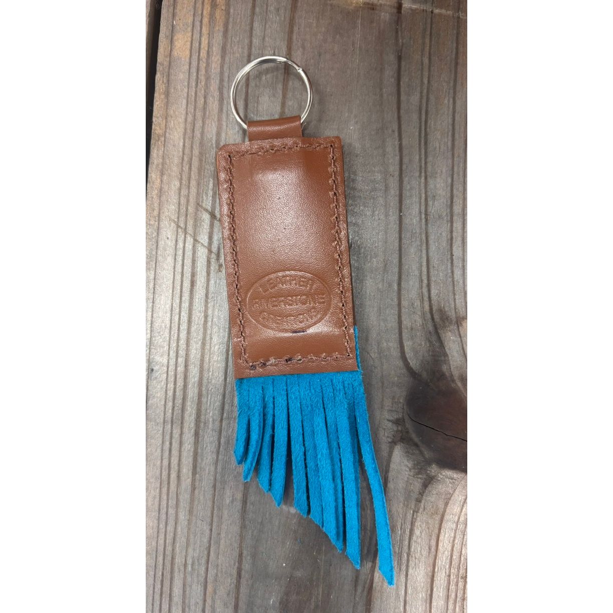 Riverstone Leather Creations Handcrafted Small Keychain - Billy Goats Country Outfitters