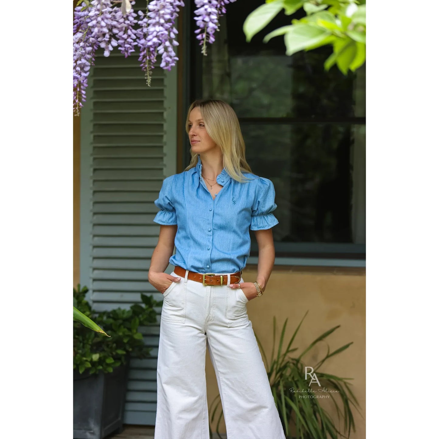 Lime & Soda Tilly Denim Blouse