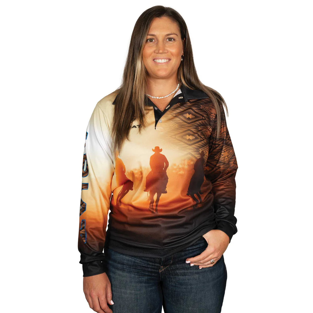 Ariat Adults Fishing Shirt Rodeo Roper