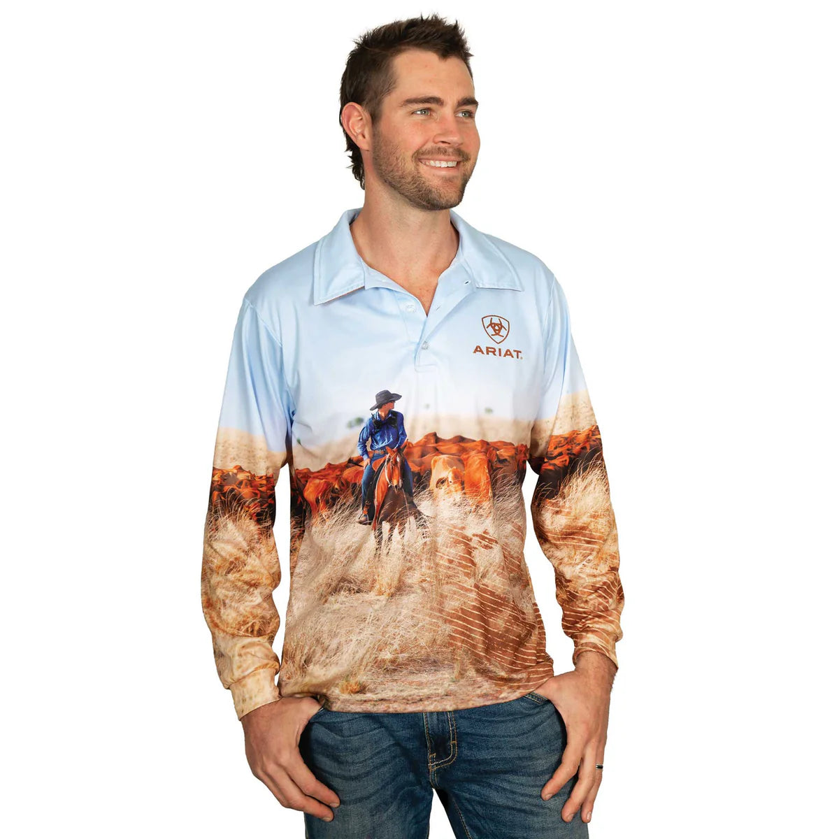 Ariat Adults Fishing Shirt Cattleman