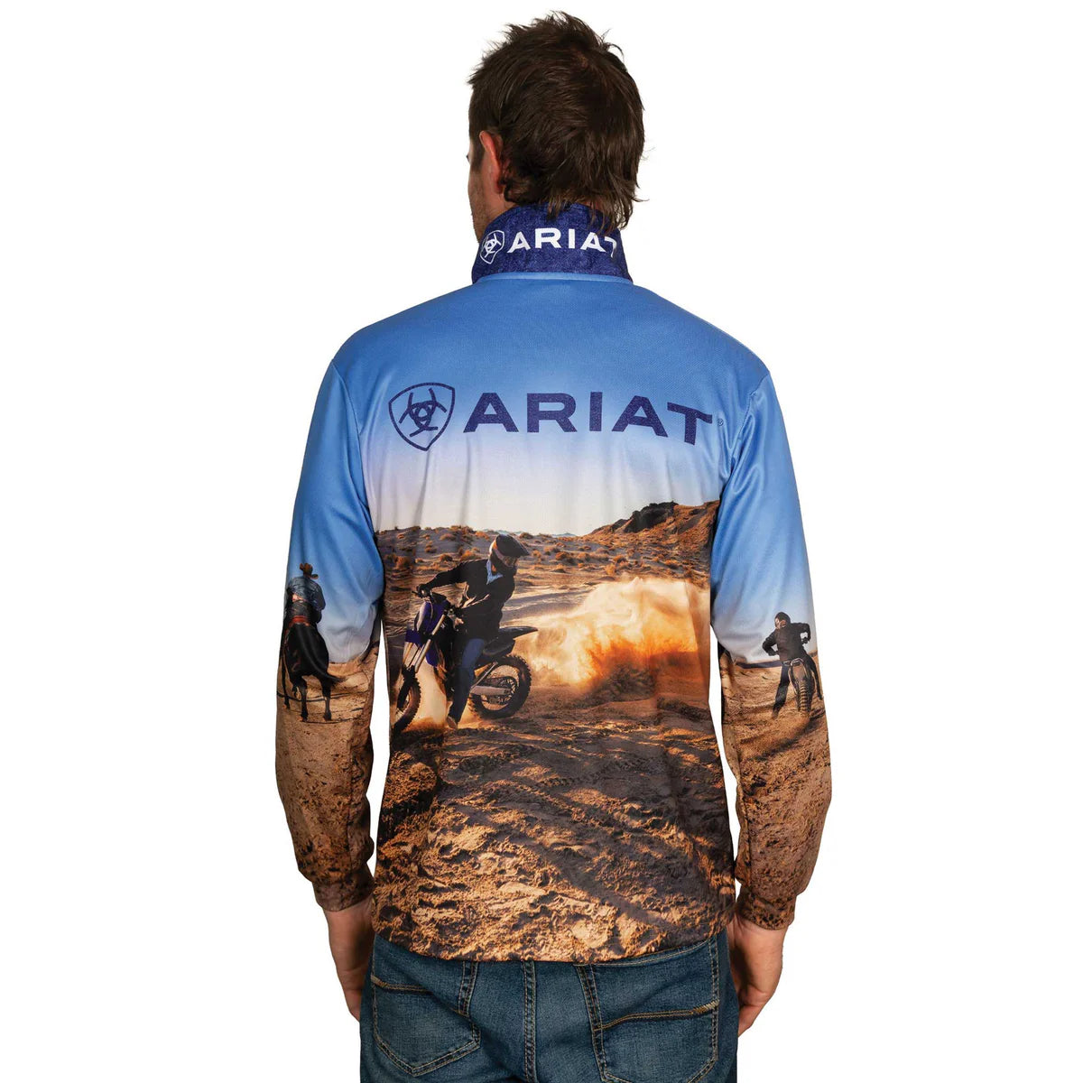 Ariat Adults Fishing Shirt Lets Ride