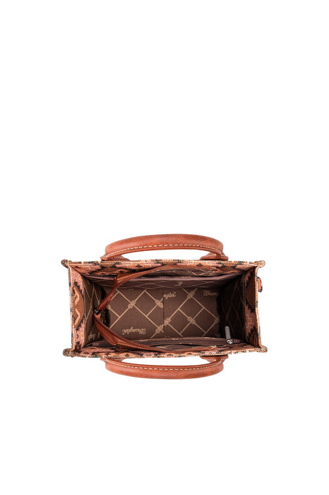 Wrangler Women's Southwestern Crossbody Bag - Brown