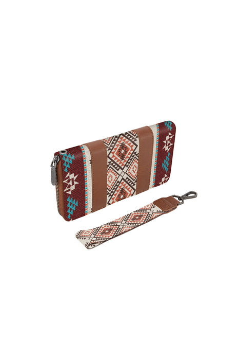 Wrangler Women's Lia Aztec Wallet - Brown