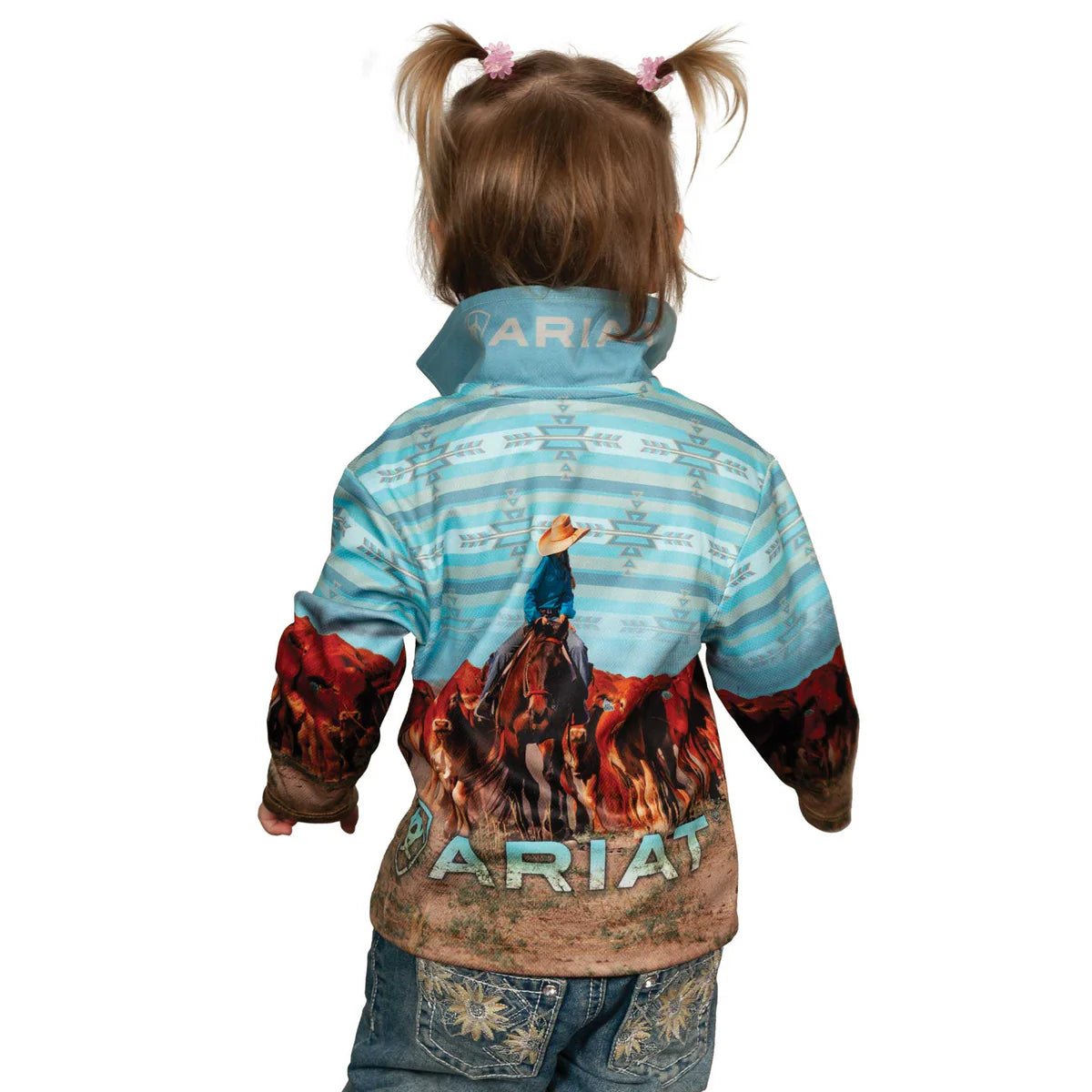 Ariat Kids Fishing Shirt Little Cowgirls - Billy Goats Country Outfitters