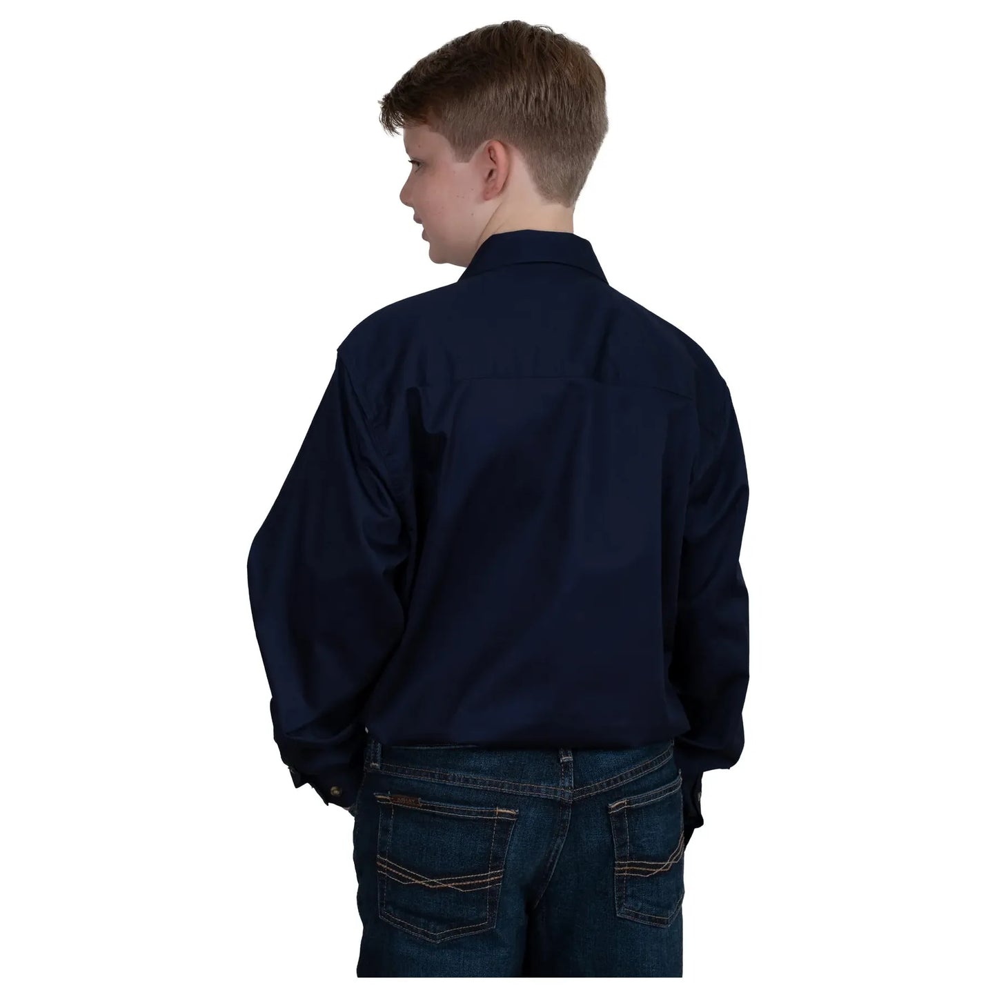 Just Country Boys Lachlan 1/2 Button Navy