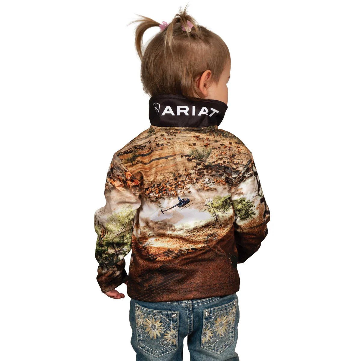 Ariat Kids Fishing Shirt Helimustering - Billy Goats Country Outfitters