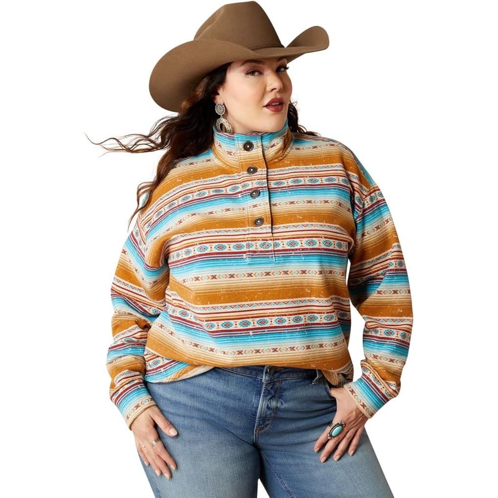 Ariat Womens Hometown Sweatshirt Fallon Serape
