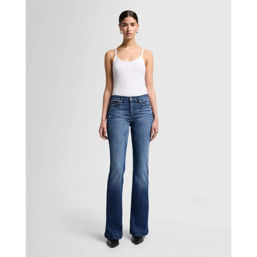 7 For All Mankind - Tailorless Dojo Lake Blue 32" Leg