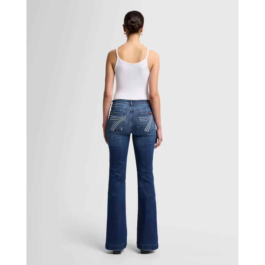 7 For All Mankind - Tailorless Dojo Lake Blue 32" Leg
