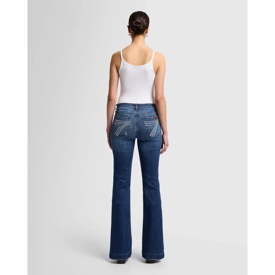 7 For All Mankind Dojo Tailorless Flare Jeans – Lake Blue – 32” Leg - Billy Goats Country Outfitters