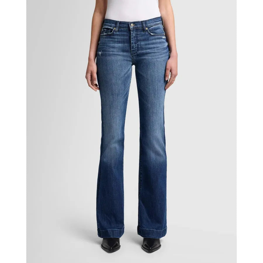 7 For All Mankind - Tailorless Dojo Lake Blue 32" Leg