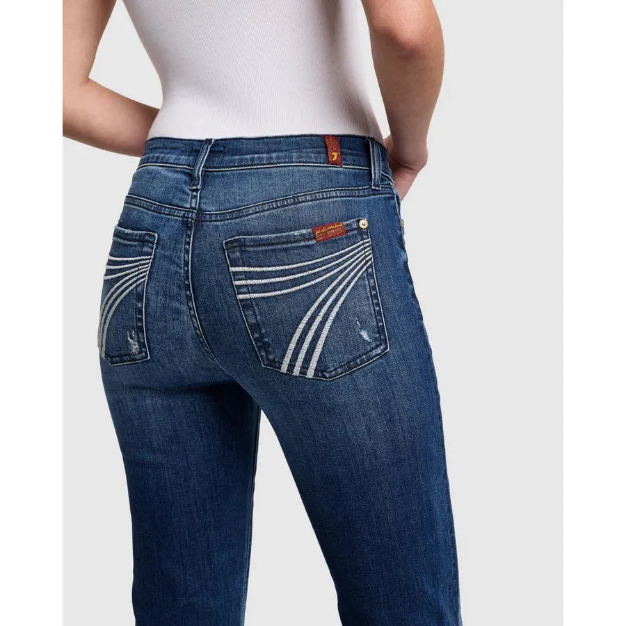 7 For All Mankind - Tailorless Dojo Lake Blue 32" Leg
