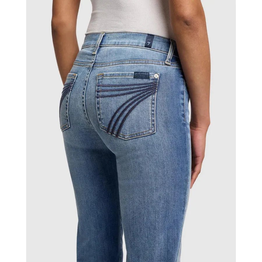 7 For All Mankind Dojo High Rise Flare Jeans – Authentic Light Wash – 34” Leg - Billy Goats Country Outfitters