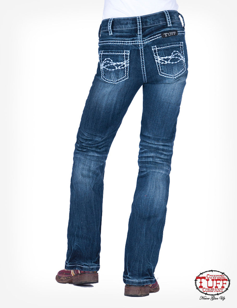 Girls Cowgirl Tuff Jeans - Edgy
