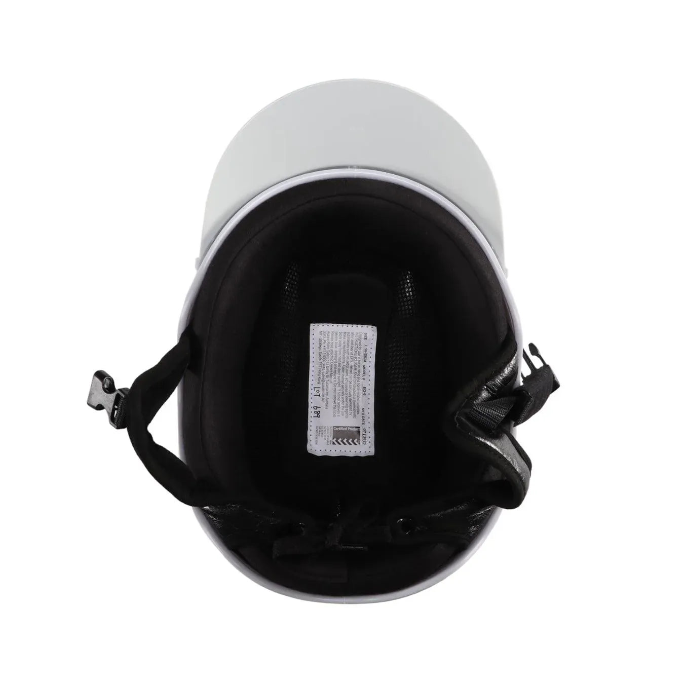 New Derby Safety Riding Helmet - Classic White