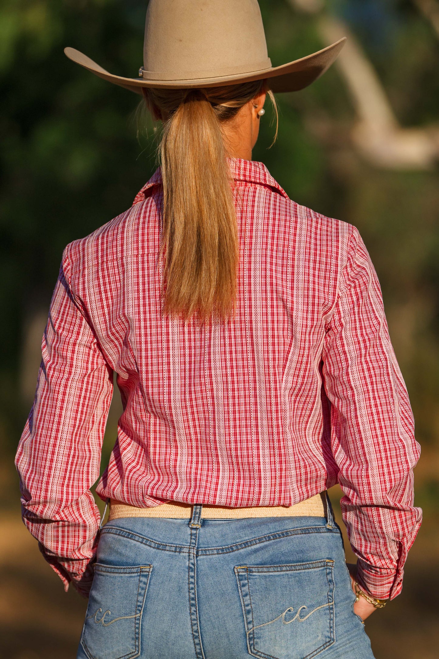 Lime & Soda Ivy Pink & Red Check