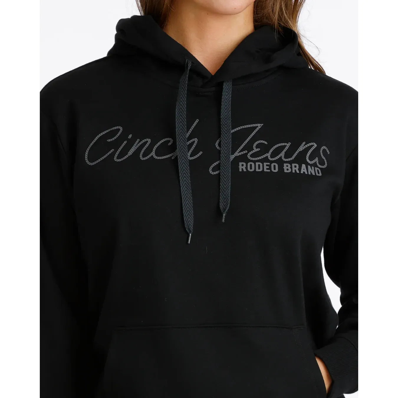 Cinch Women's Western Logo Hoodie – Black