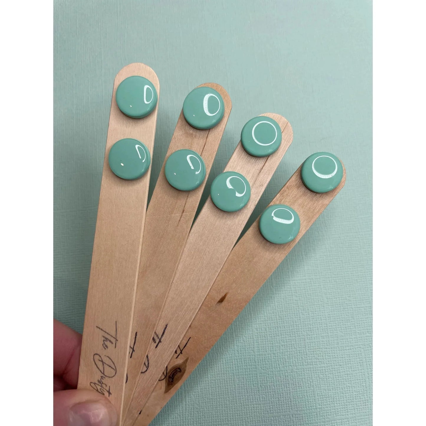 The Dusty Collective Mint Studs 1.5cm