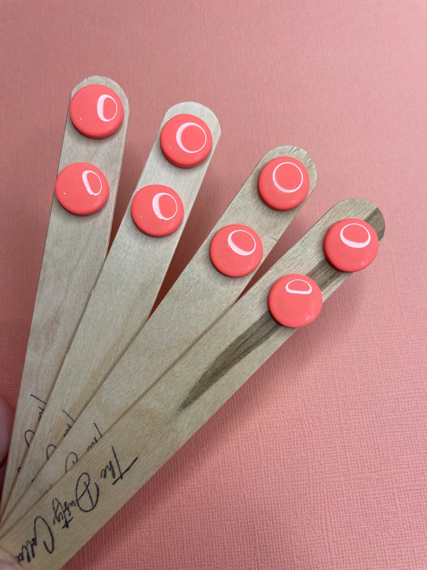 The Dusty Collective Fizzy Peach Studs 1.5cm