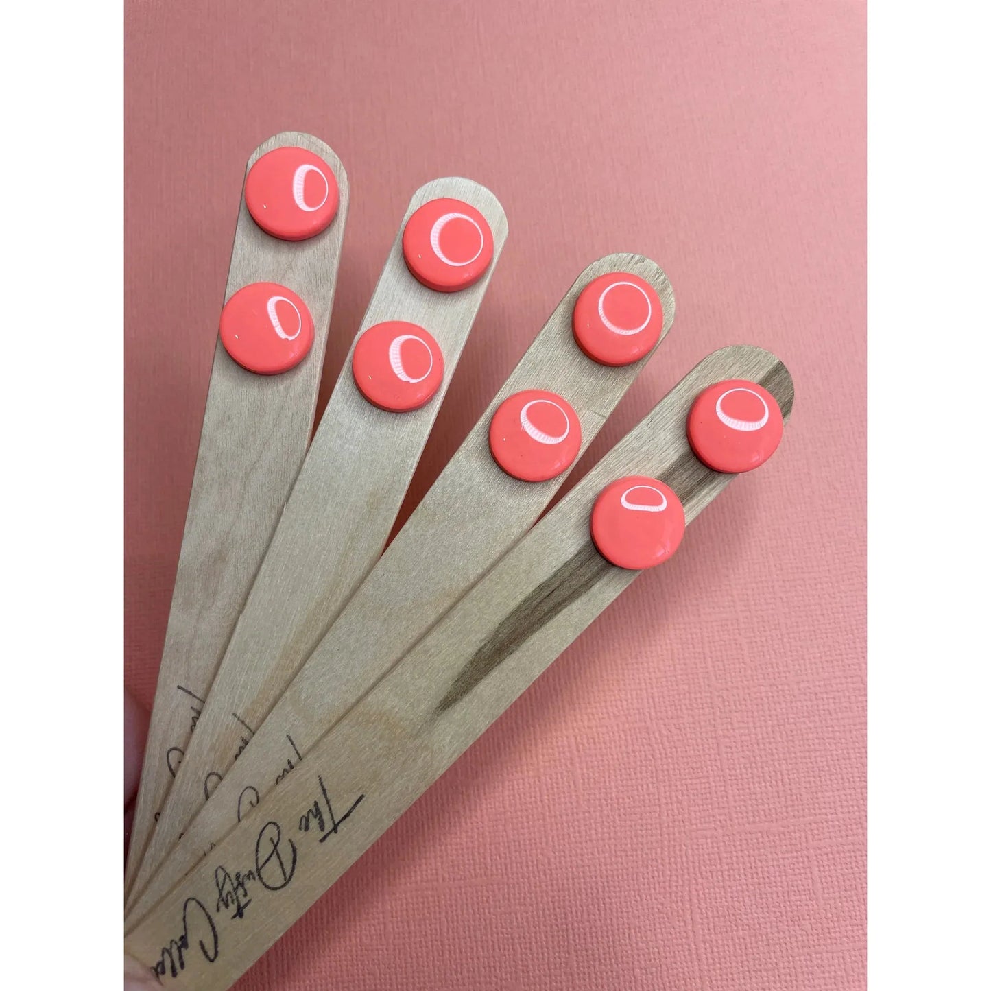 The Dusty Collective Fizzy Peach Studs 1.5cm