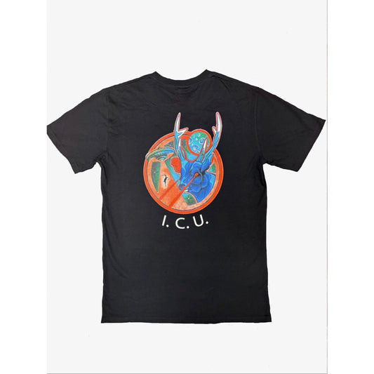 Slappa Designs Unisex I.C.U Black T Shirt