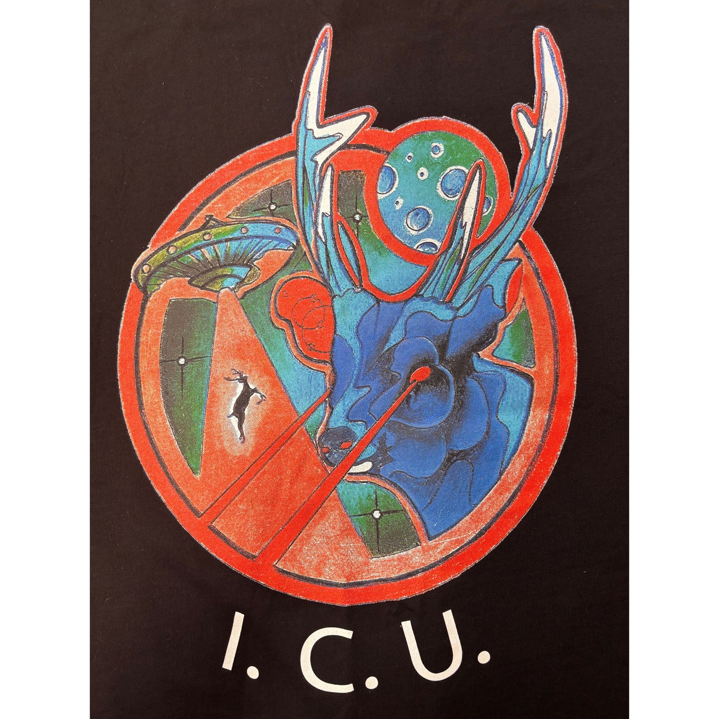 Slappa Designs Unisex I.C.U Black T Shirt