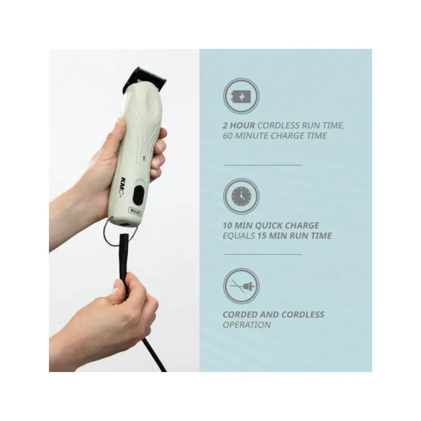 WAHL KMC+ Pro Rechargeable Animal Clipper