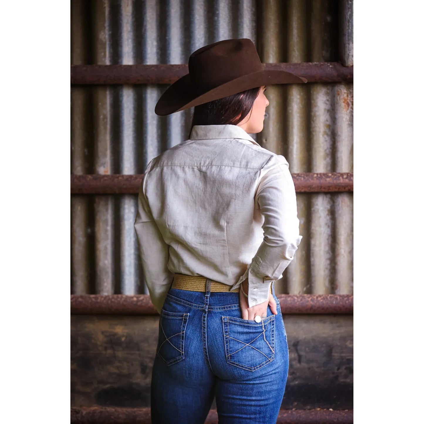 Lime & Soda Arabella Linen Campdraft Shirt