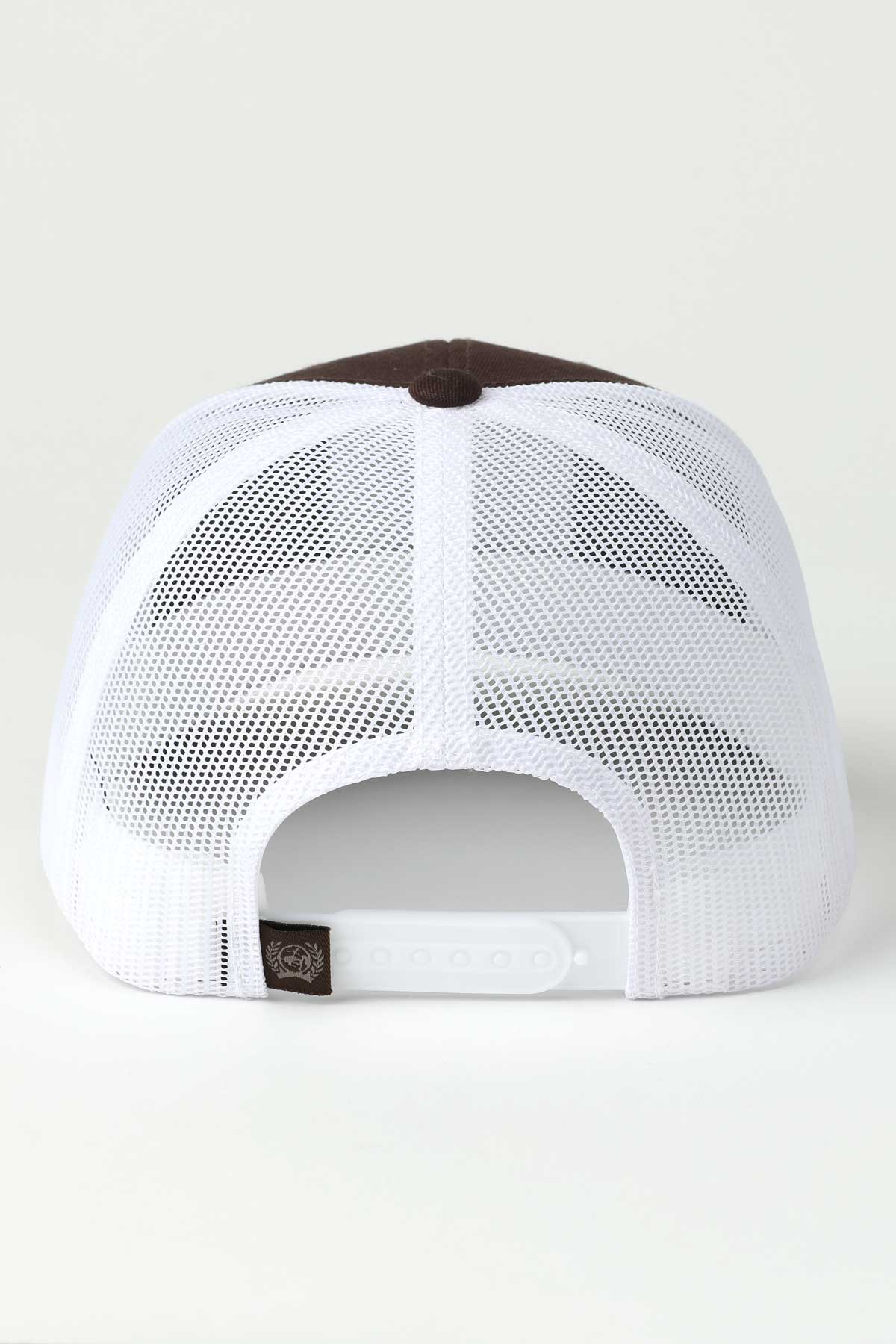 Cinch Men’s American Classic Trucker Cap Brown – Western Mesh Snapback - Billy Goats Country Outfitters