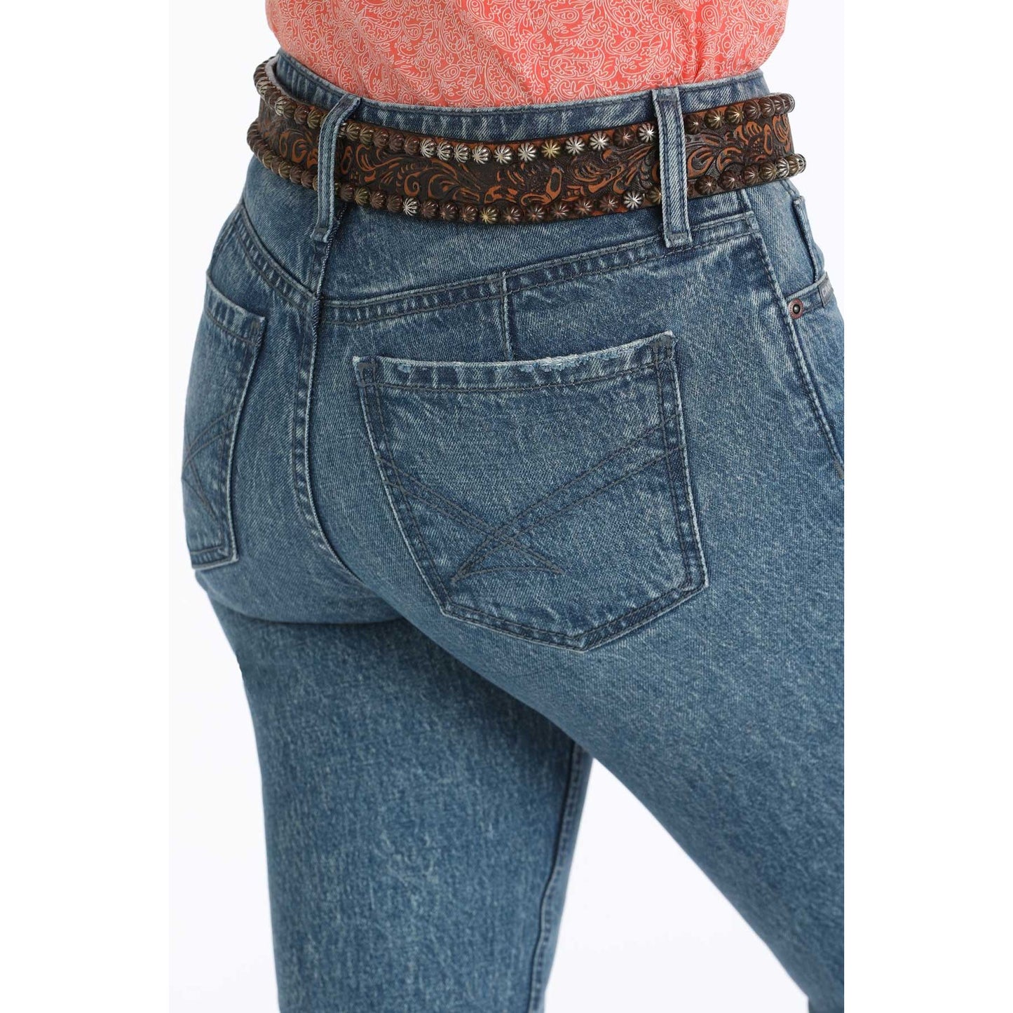 Cinch Women's Lynden Flare Trouser Jeans – Light Stone