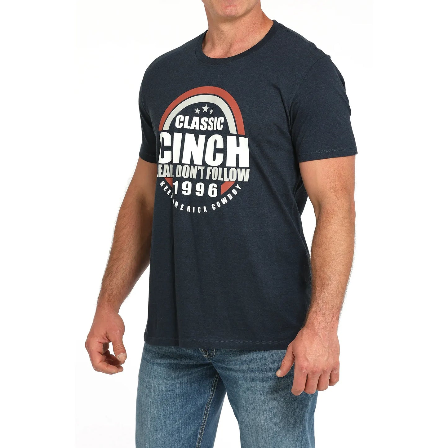 Men's Cinch Navy Classic Cinch Tee