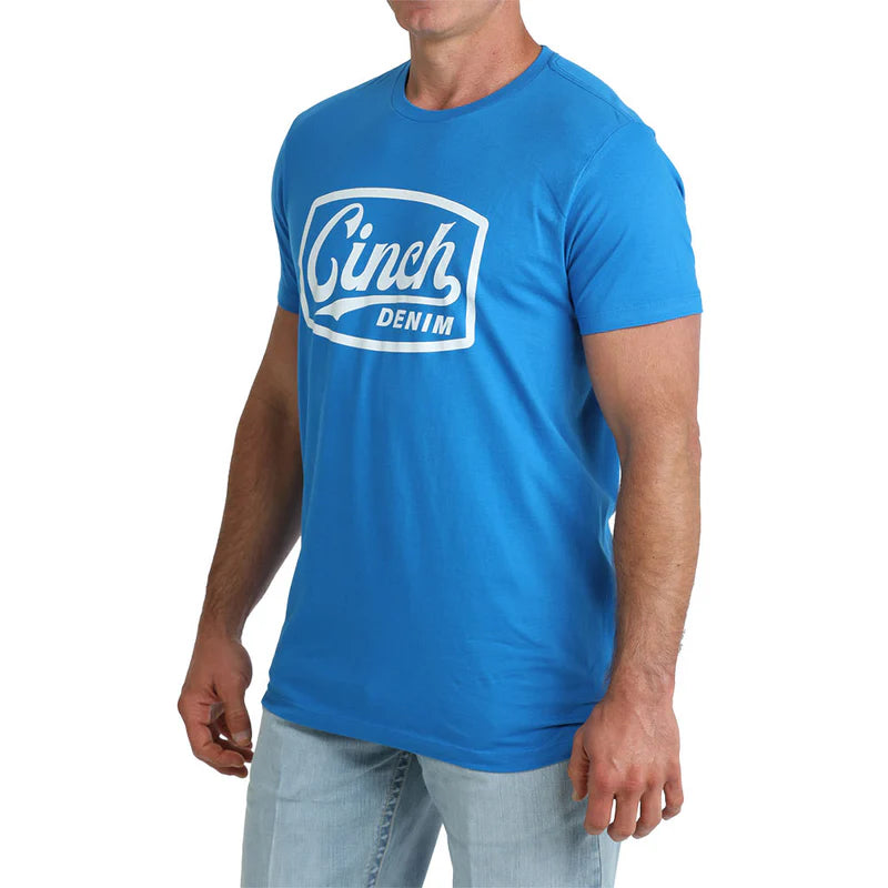 Cinch Men's Logo Graphic T-Shirt - Royal Blue