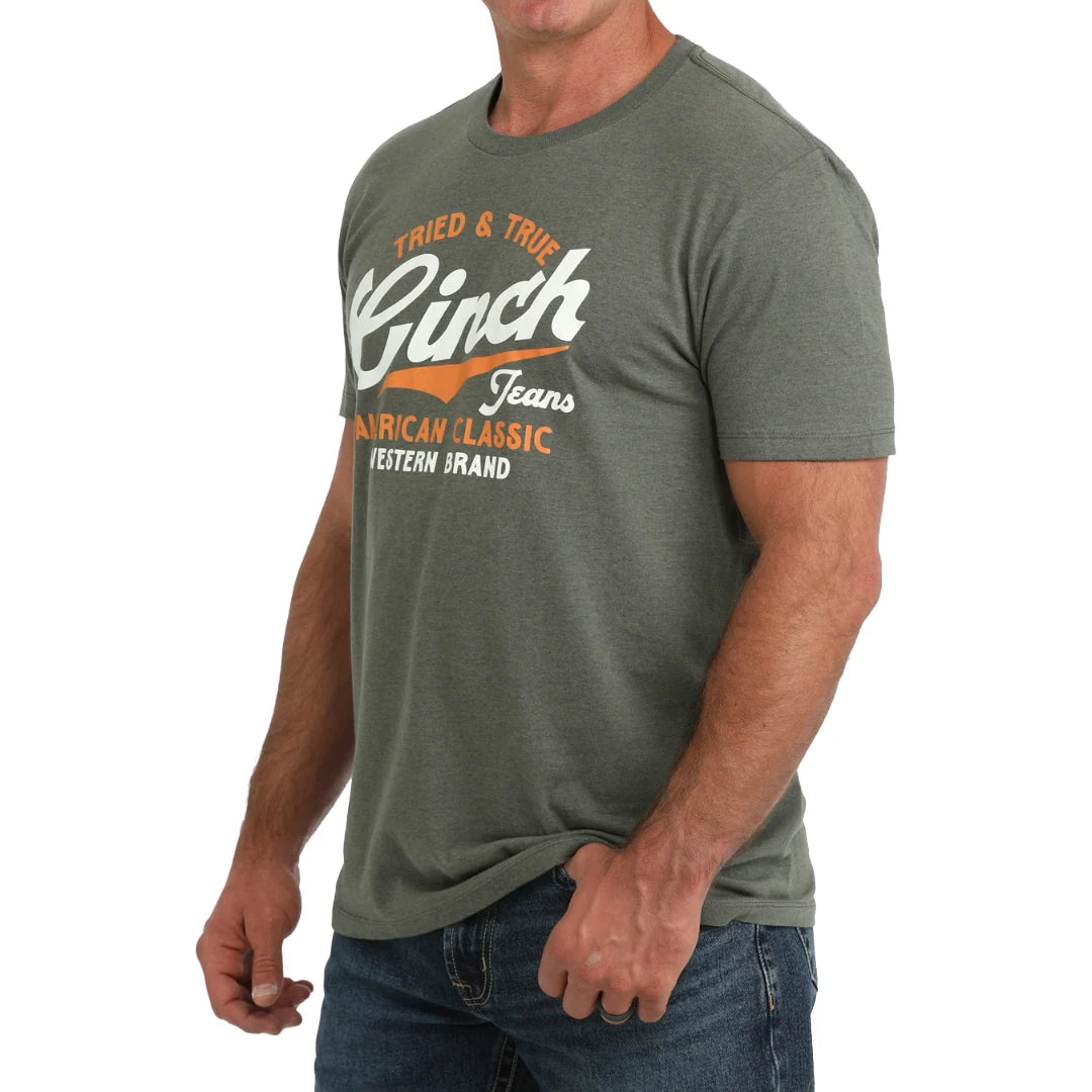 Cinch Men's Graphic Logo T-Shirt – Olive