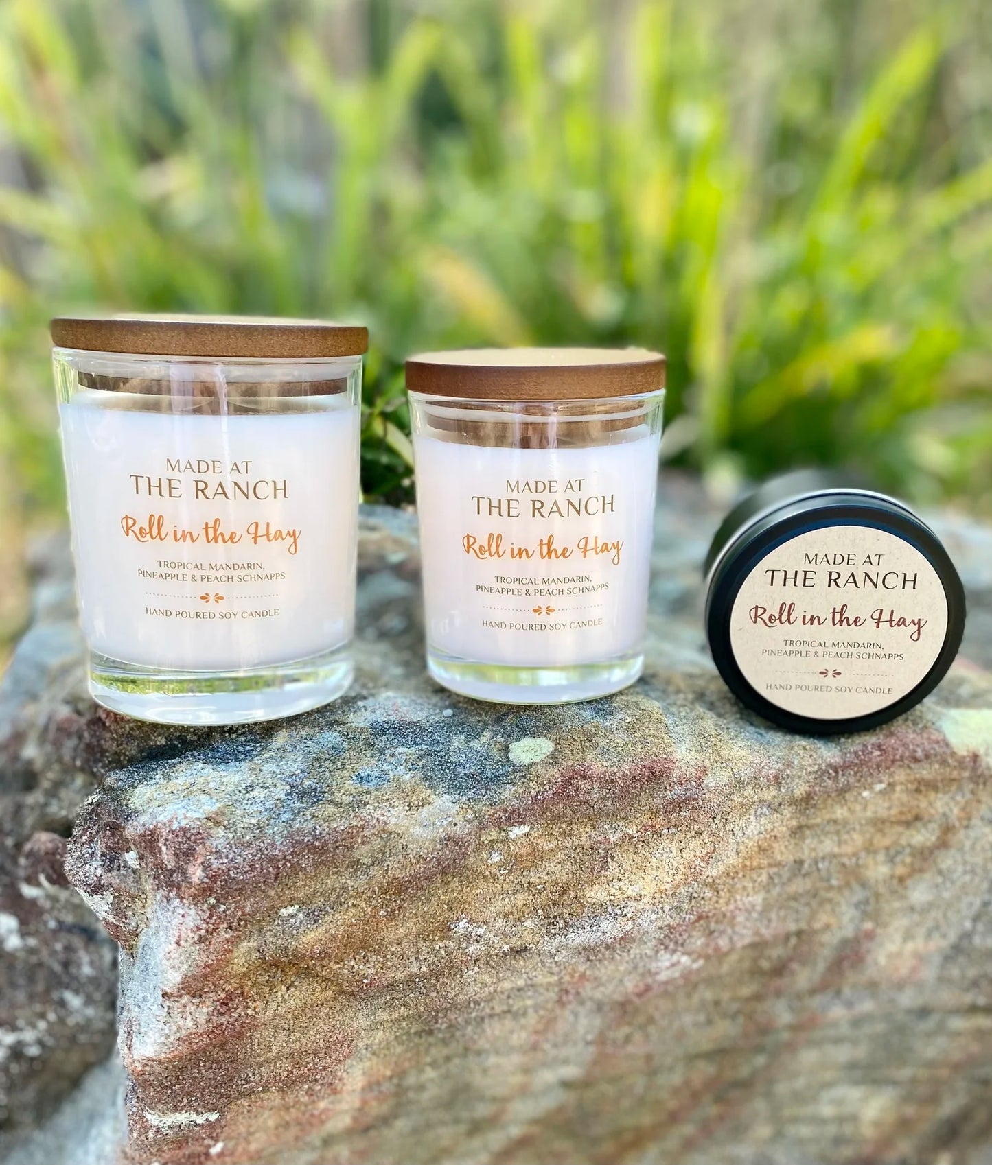 Made At The Ranch Roll In The Hay Candle