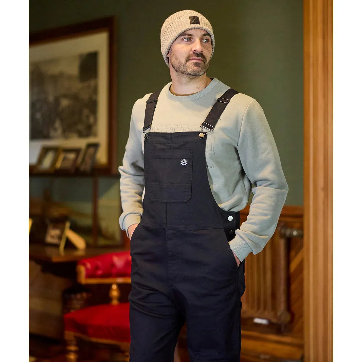 Swanndri Newton Beanie Taupe Marle