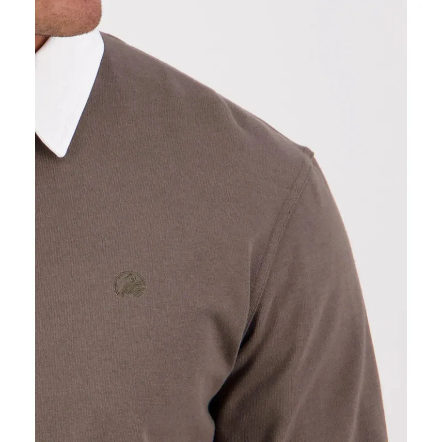 Swanndri Men's Fundamentals Long Sleeve Rugby Olive