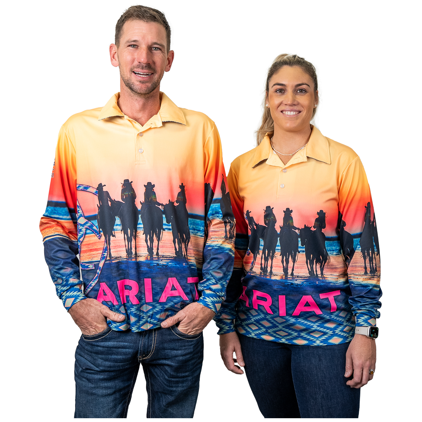 Ariat Adults Fishing Shirt Coastal Cowgirls