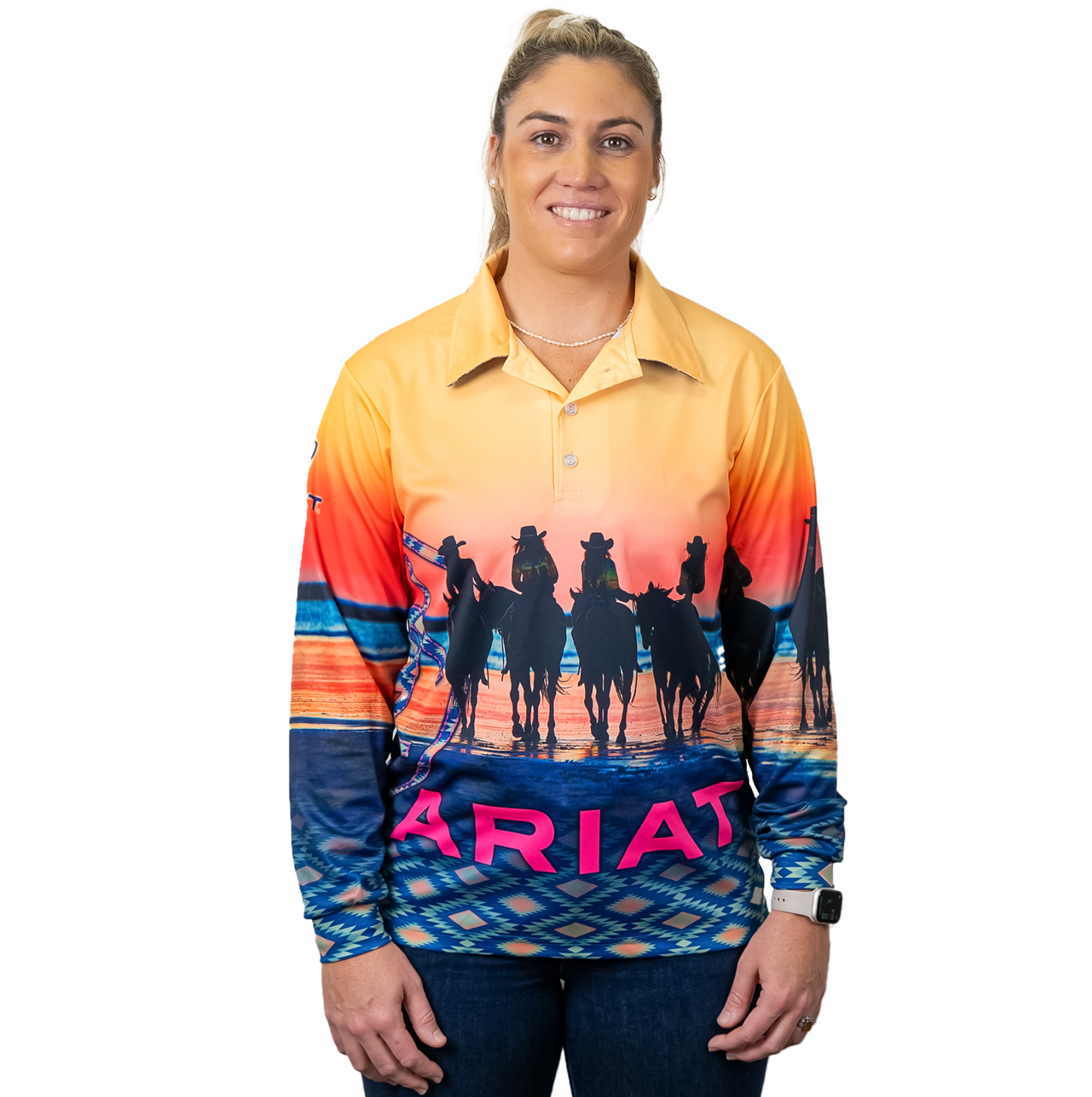Ariat Adults Fishing Shirt Coastal Cowgirls