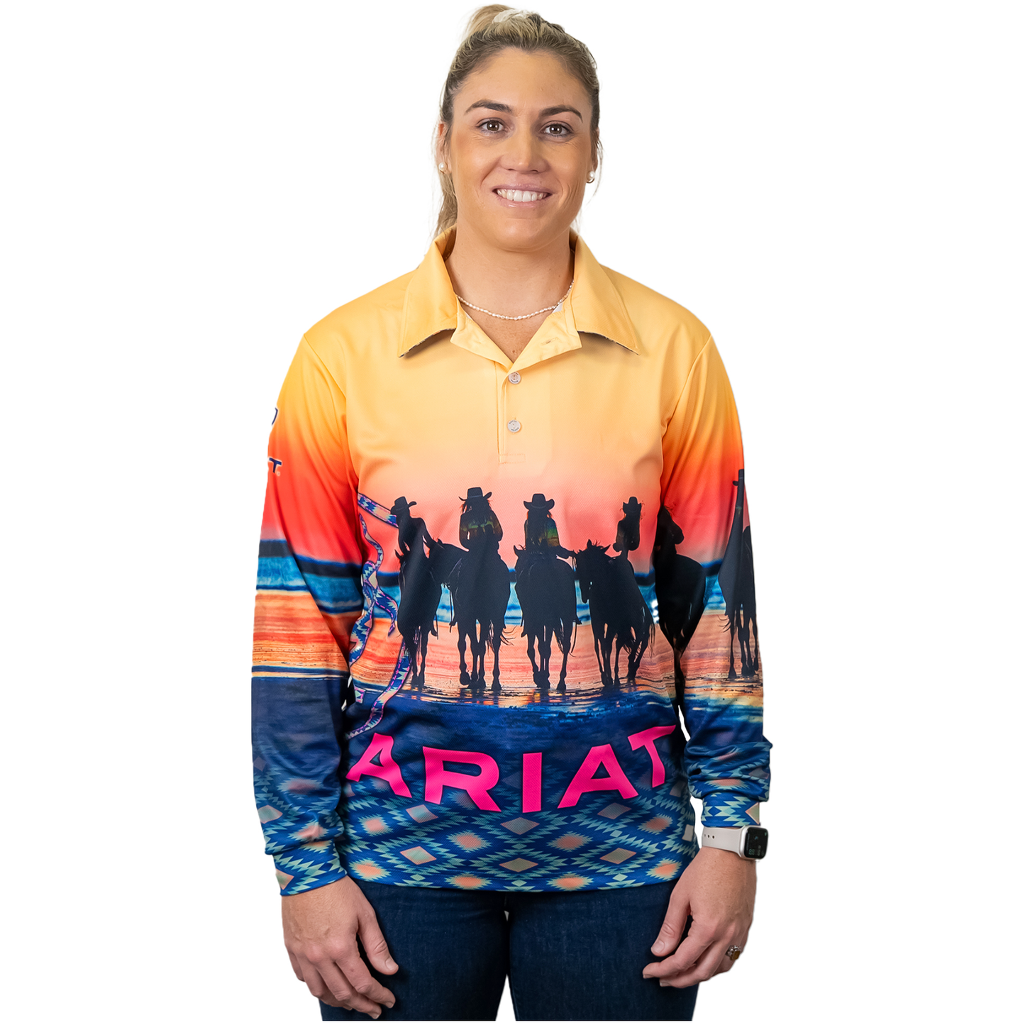 Ariat Adults Fishing Shirt Coastal Cowgirls